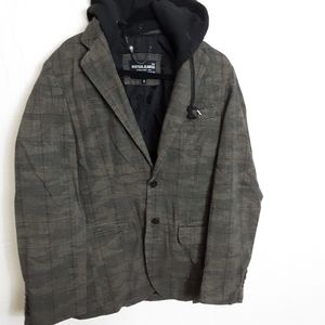 Nautica hooded suit jacket Sz S GUC